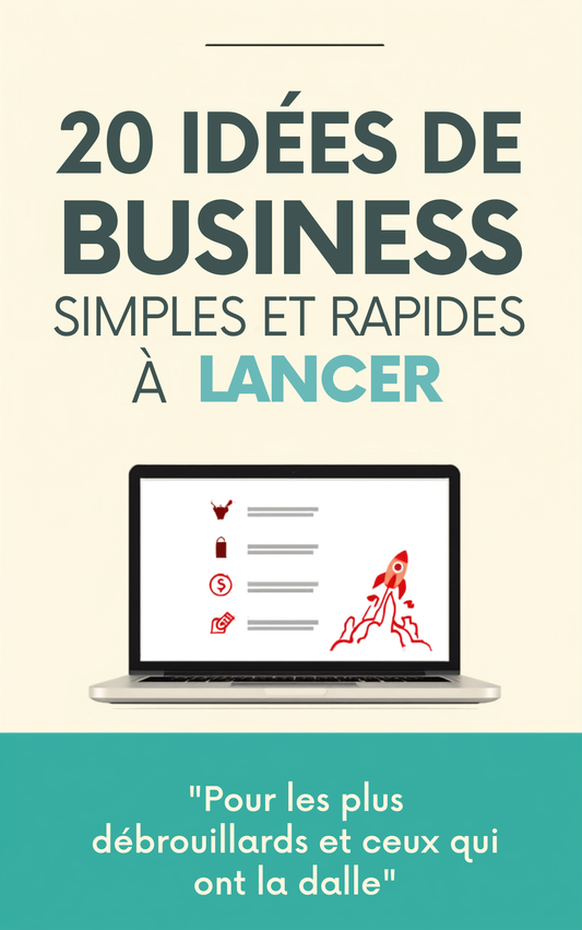 EBOOK : 20 idées de business "Simples et rapides à lancer"